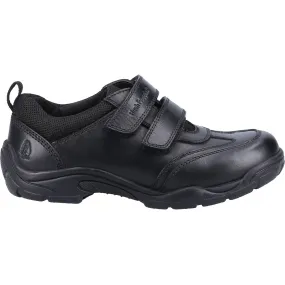 Hush Puppies Boys Alec School Shoes - Black