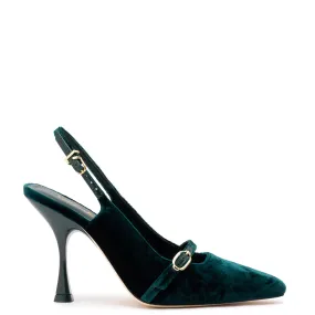 Ines Hi Pump In Jungle Velvet