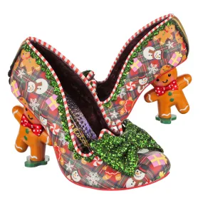 Irregular Choice Womens Ginger Gem High Heel - Red