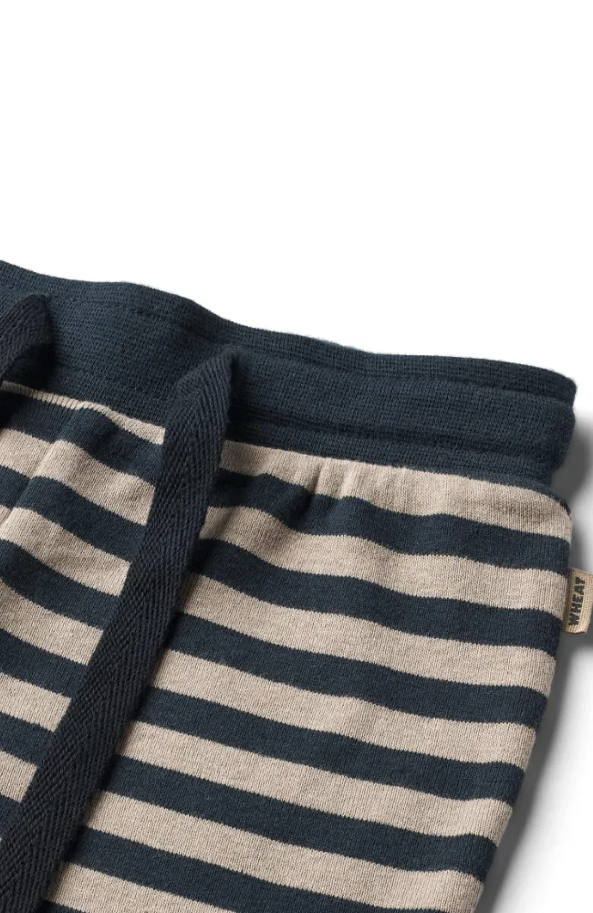 Jersey Pants Leo - Navy Stripe