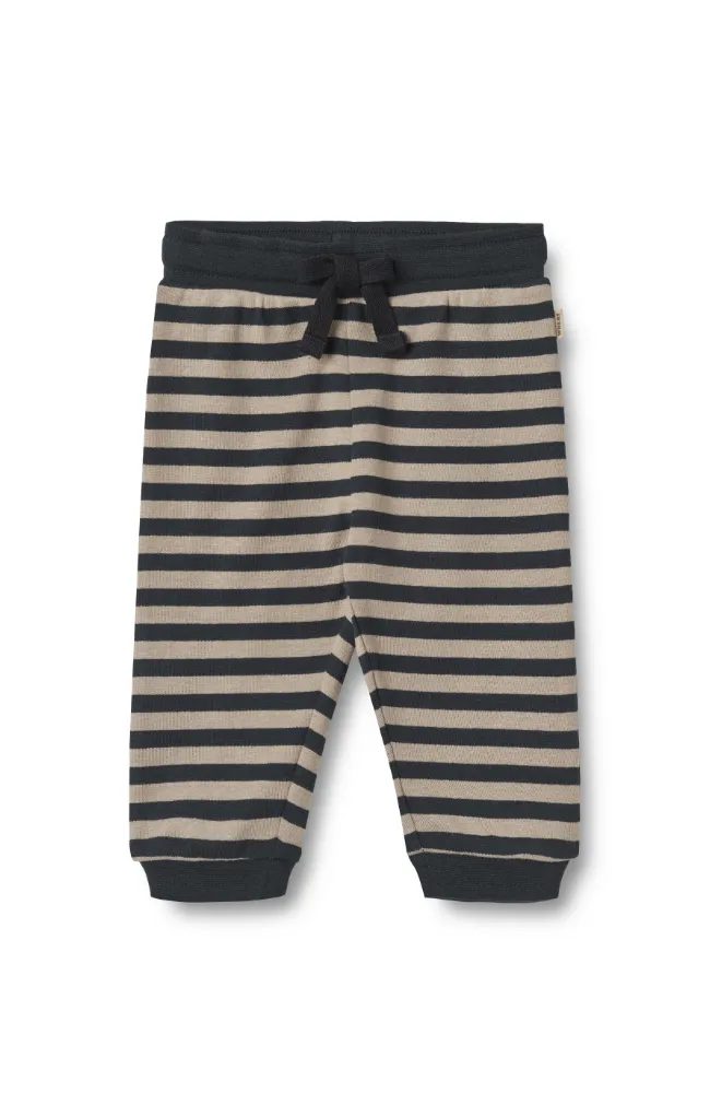 Jersey Pants Leo - Navy Stripe