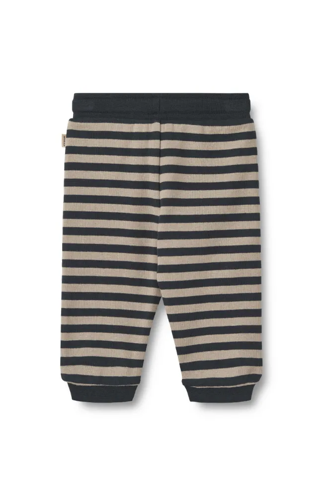 Jersey Pants Leo - Navy Stripe