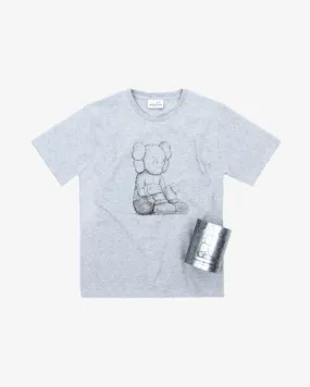 KAWS SEEING/WATCHING COMPANION CANNED GREY TEE