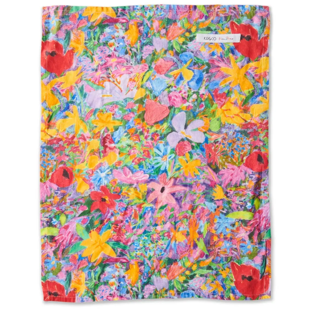 Ken Done Butterfly Dreams Linen Tea Towel