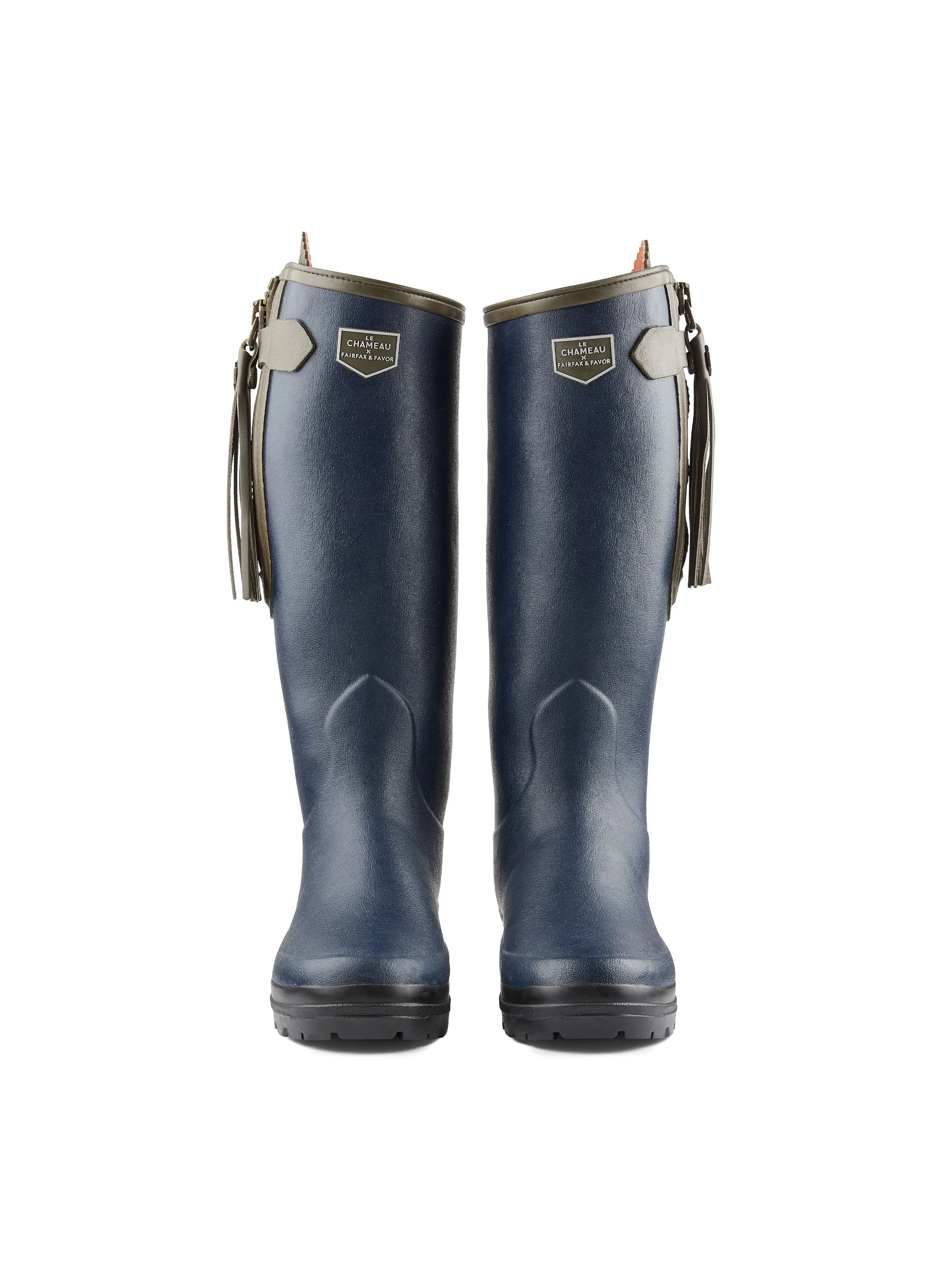 L'Alliance Neoprene Lined Wellington Boot (Regular Fit) - Navy