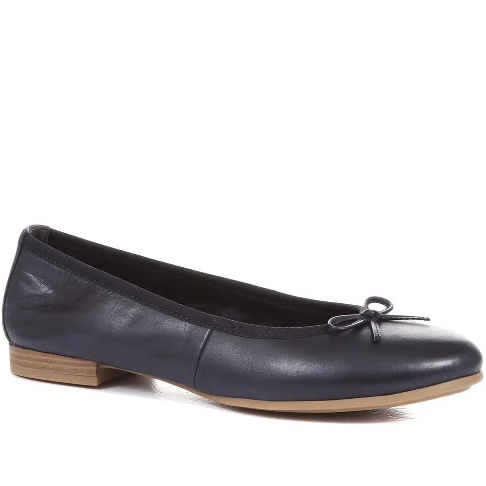 Leather Ballet Pumps - TAM35501 / 321 478