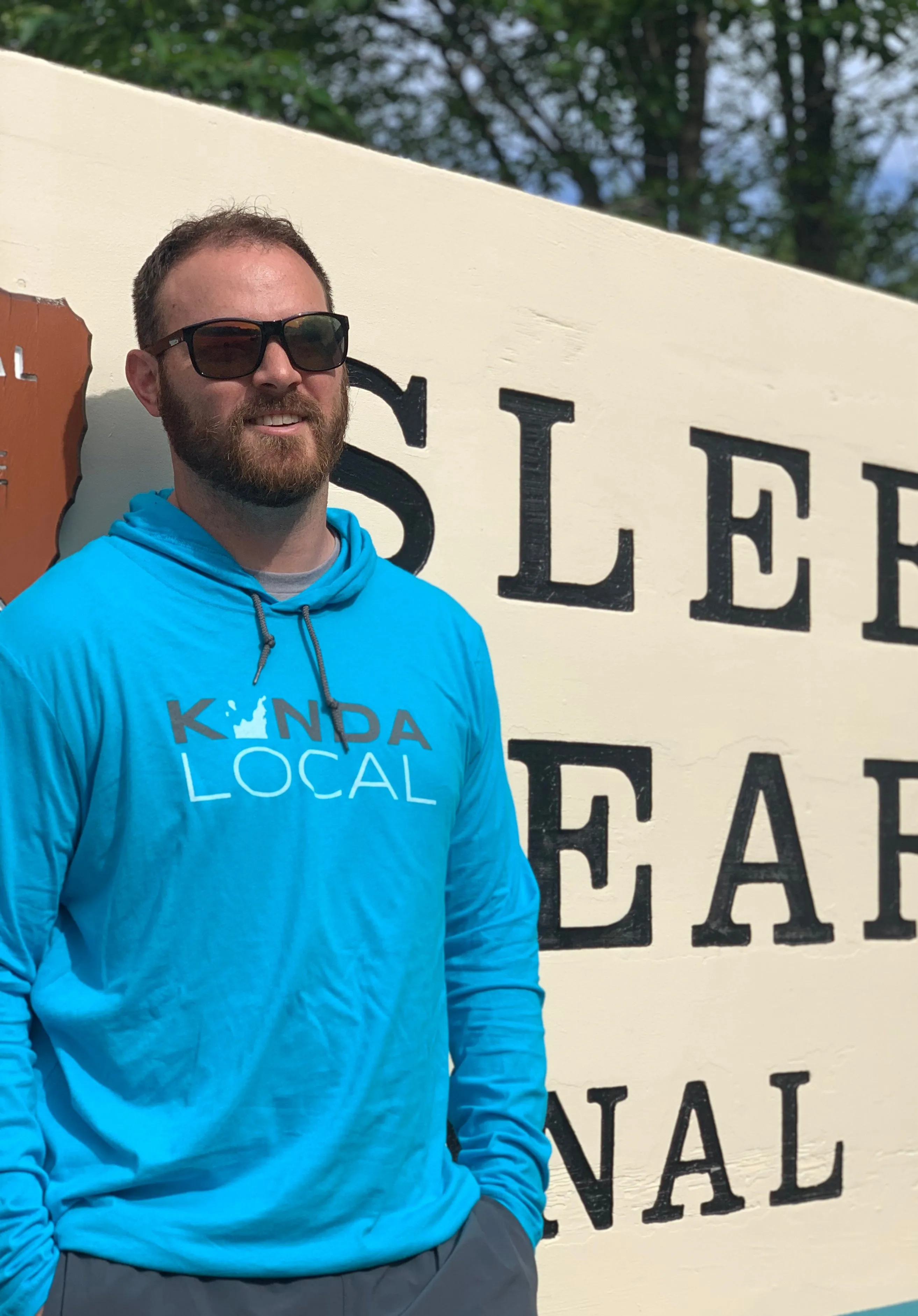 Leelanau Peninsula "Kinda Local" Lightweight Hoodie (2 colors)