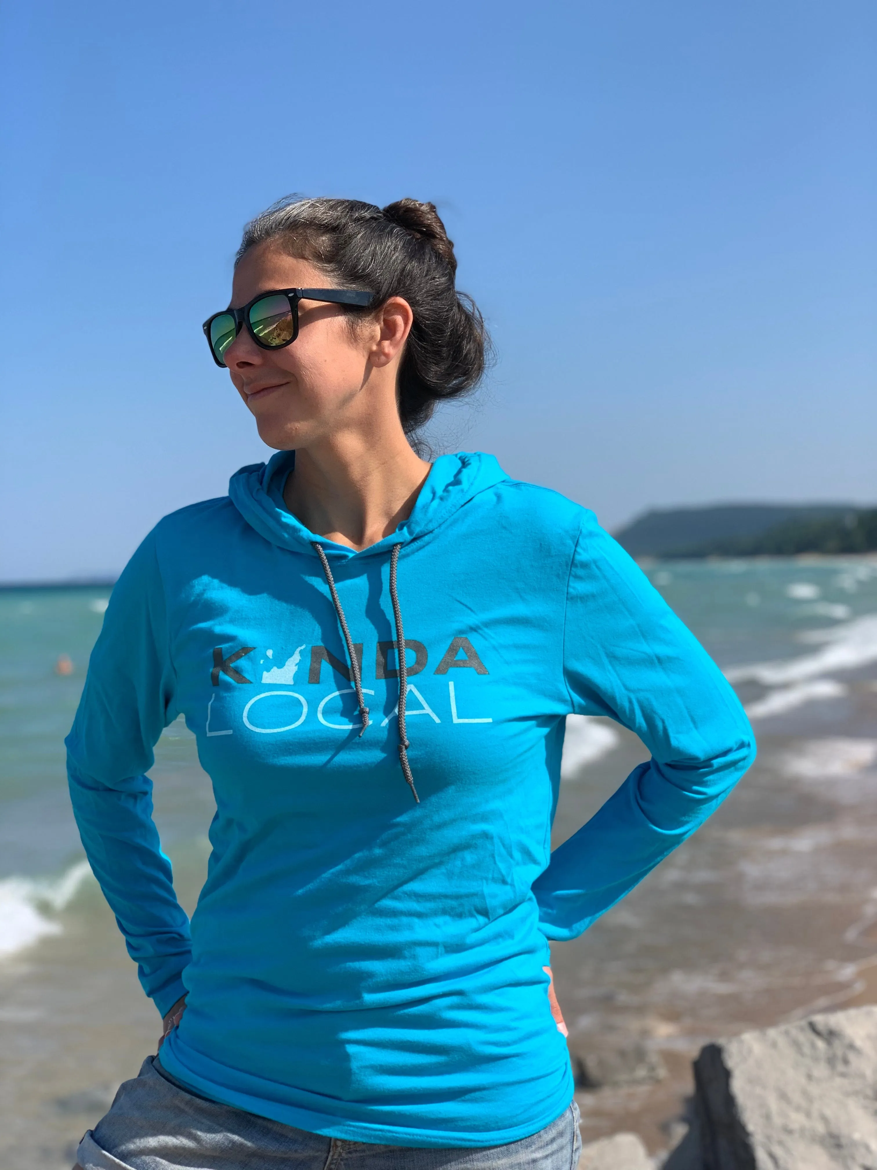 Leelanau Peninsula "Kinda Local" Lightweight Hoodie (2 colors)