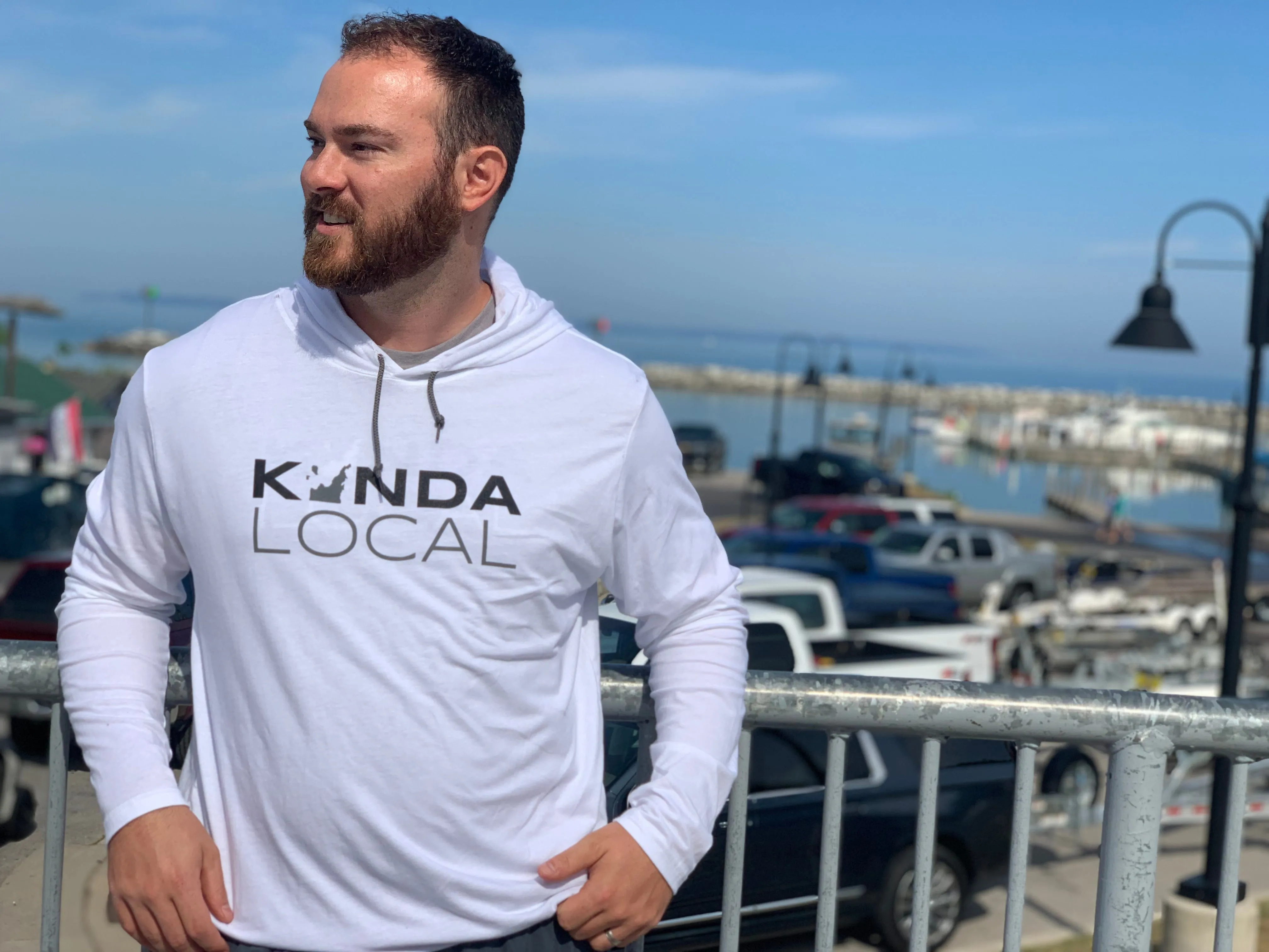 Leelanau Peninsula "Kinda Local" Lightweight Hoodie (2 colors)