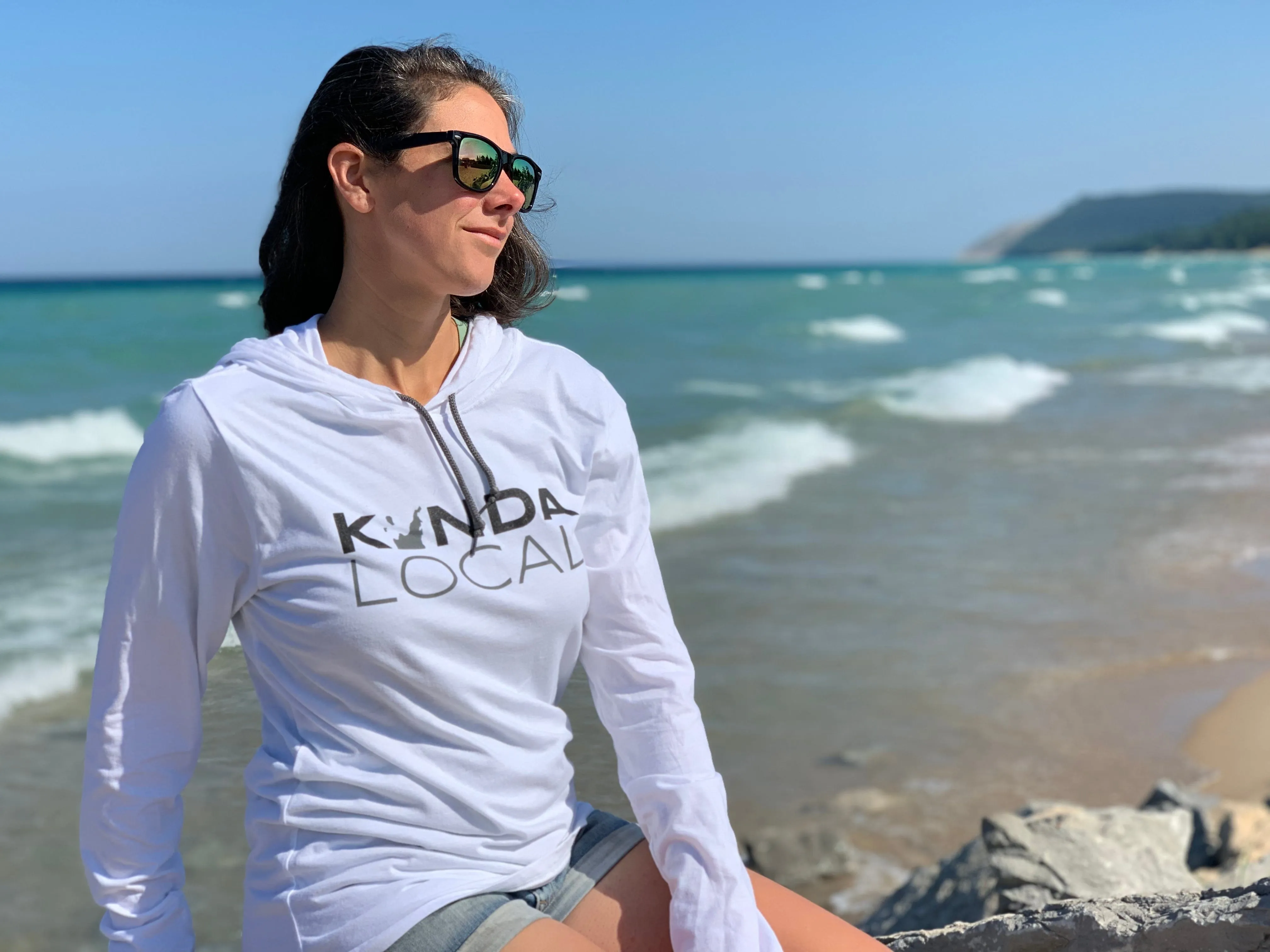 Leelanau Peninsula "Kinda Local" Lightweight Hoodie (2 colors)