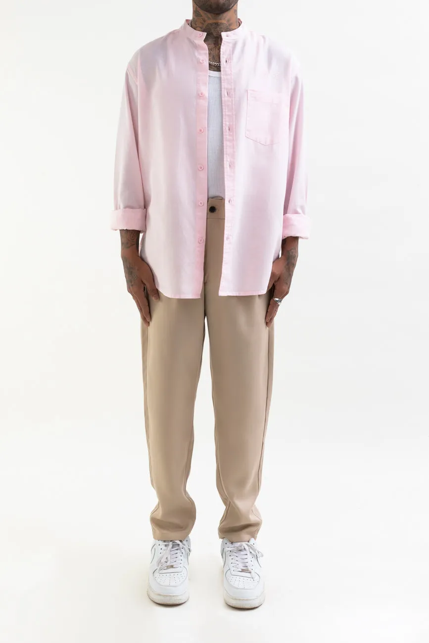 Linen Shirt // Baby Pink