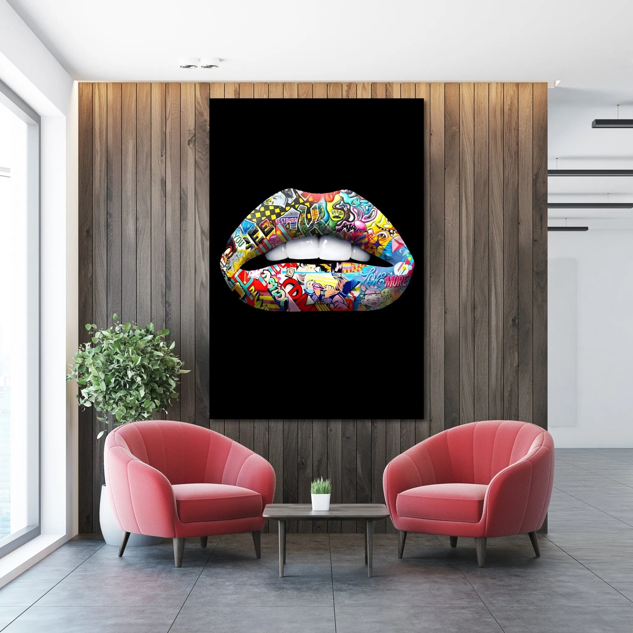 Lips Wall Decor