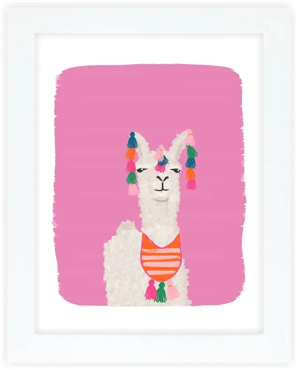 Llama l Art Print