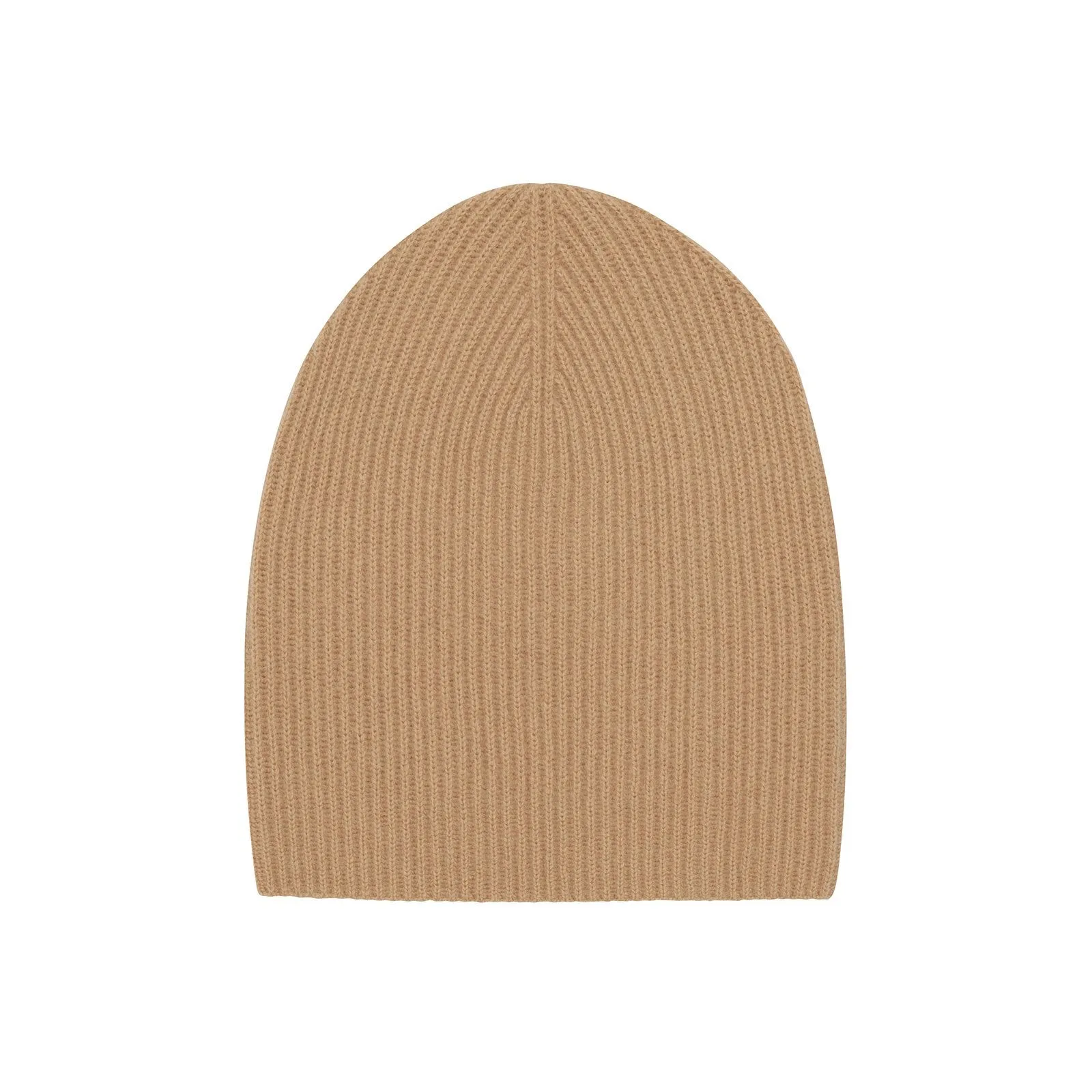 Luxe Cashmere Ribbed Beanie