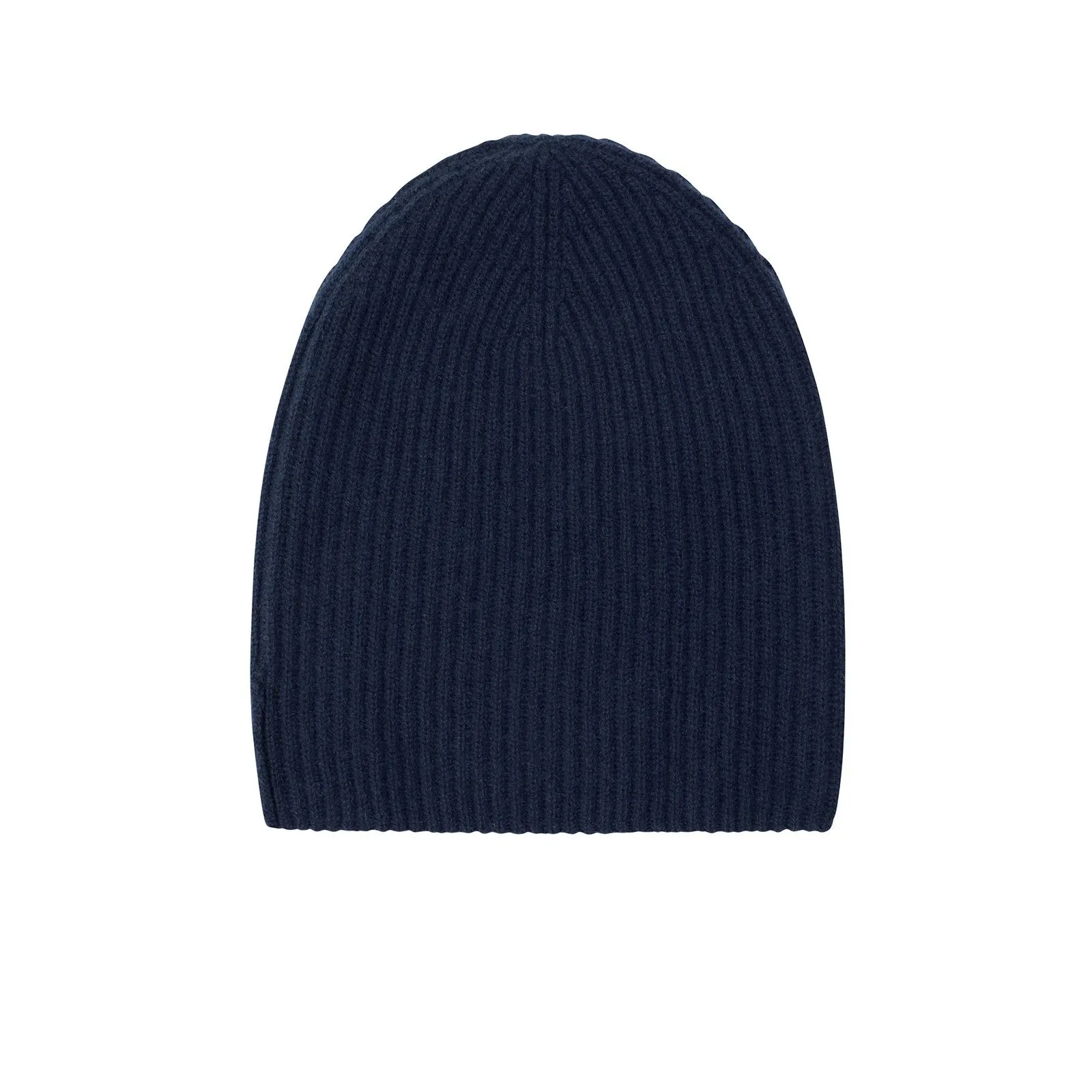 Luxe Cashmere Ribbed Beanie