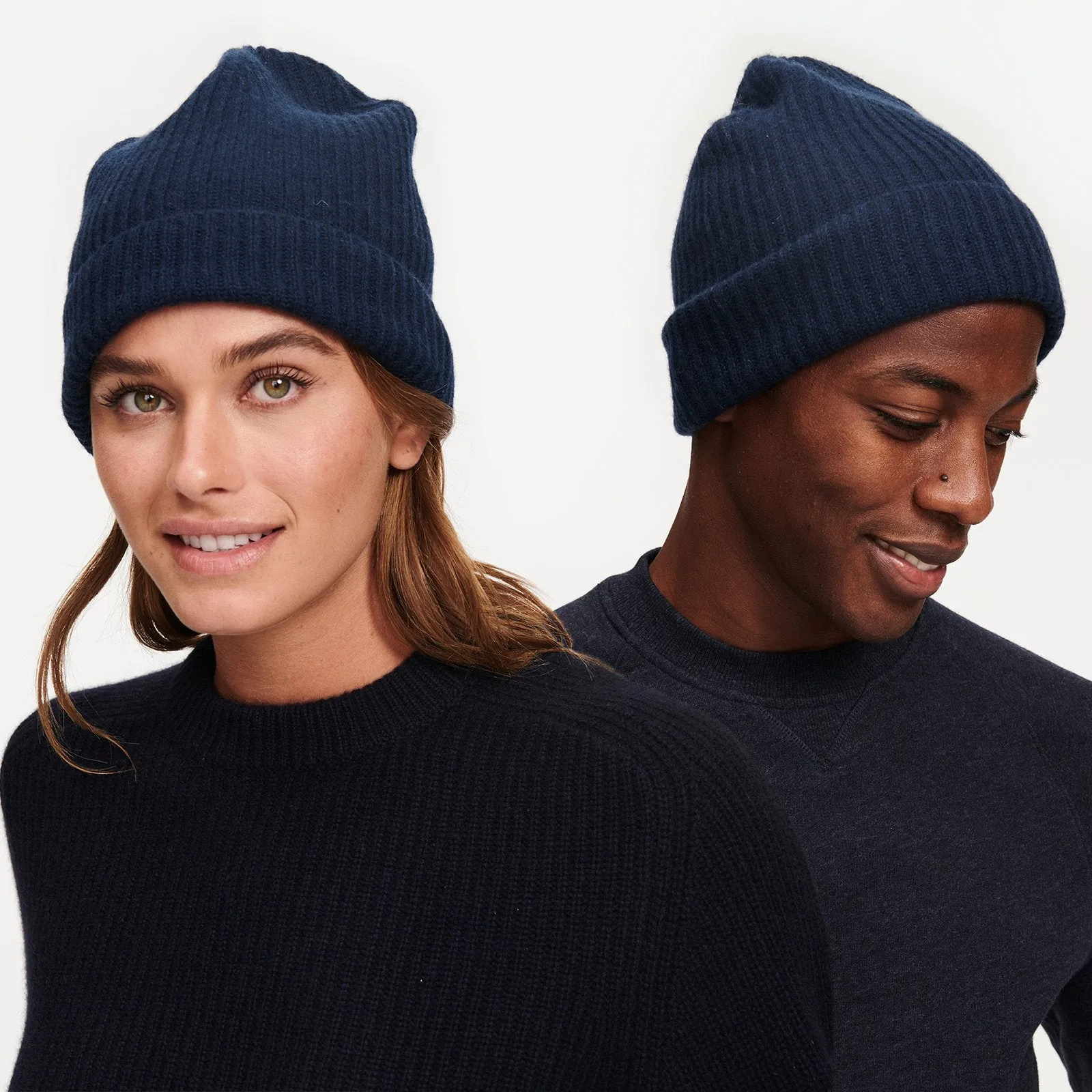 Luxe Cashmere Ribbed Beanie