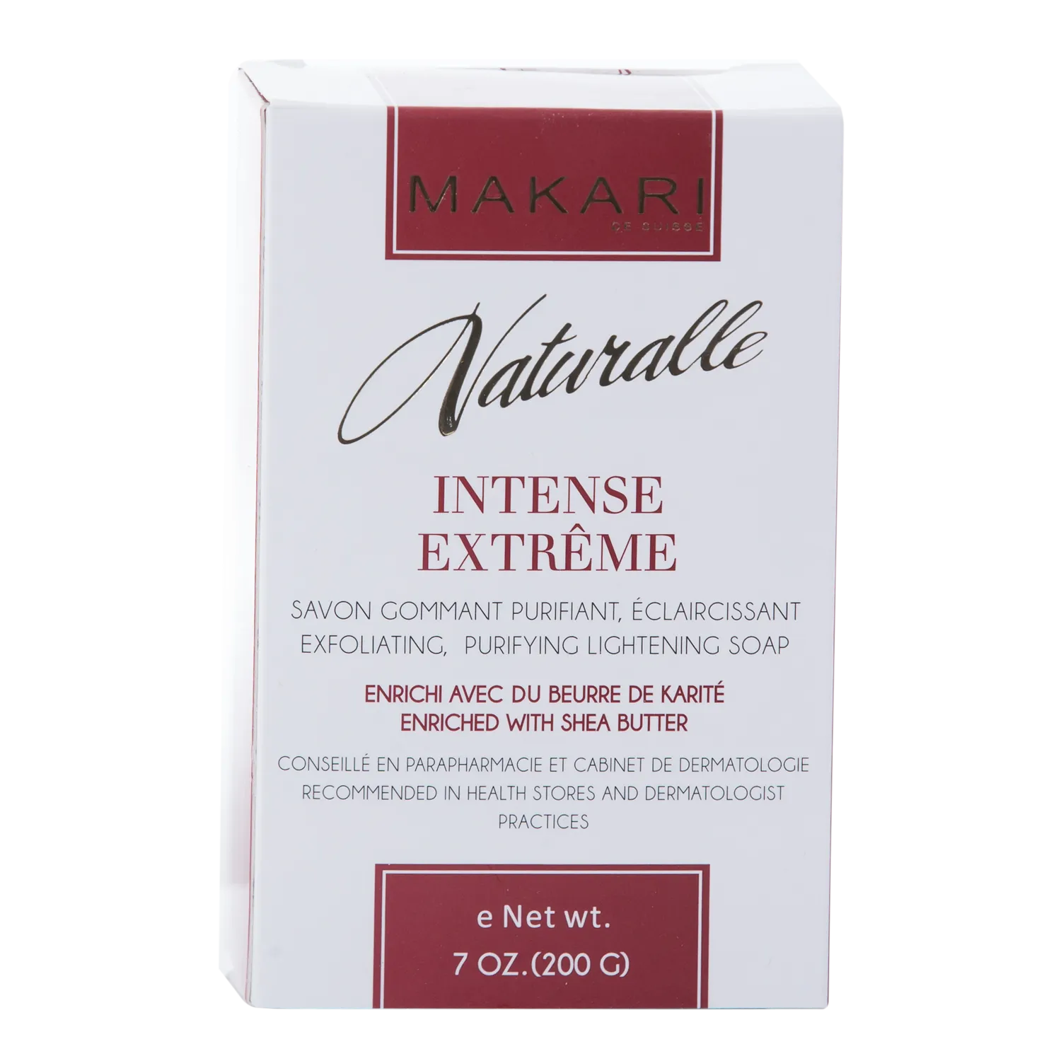 MAKARI NATURALLE - INTENSE EXTREME TONING SOAP / Detoxifies. Smooths. Evens Tone.  For dry to normal skin types