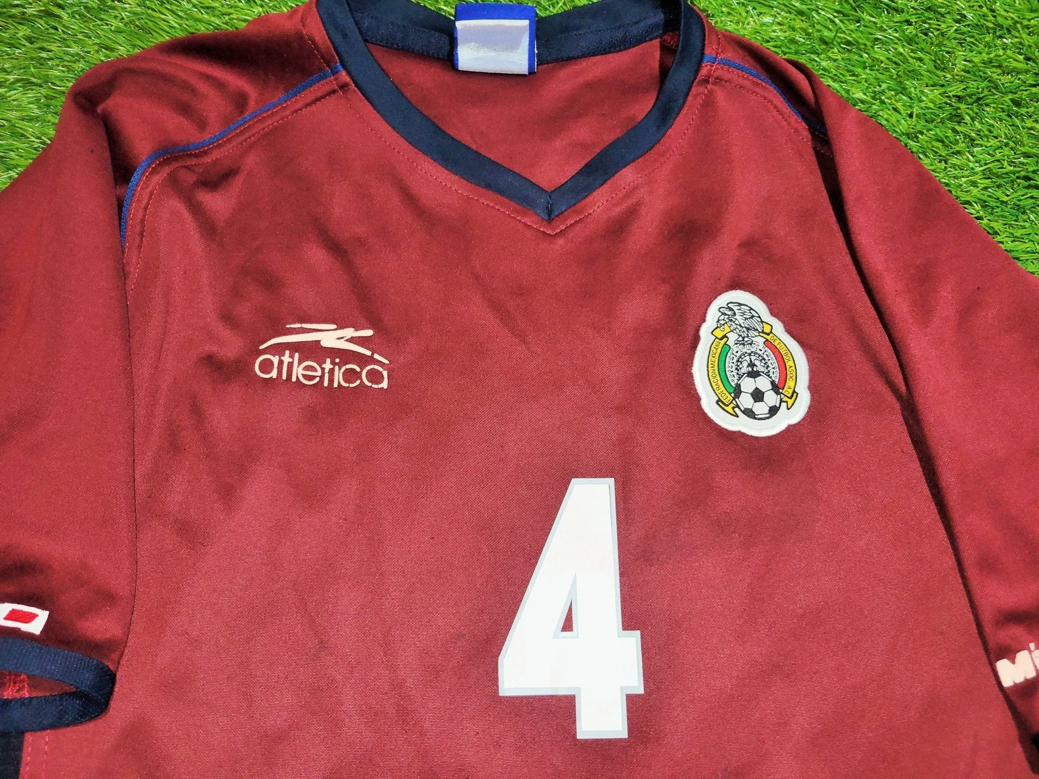 Marquez Mexico Atletica 2002 Soccer Third Jersey Camiseta L