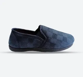 Mens Albert Wide Fit Slip On House Slippers