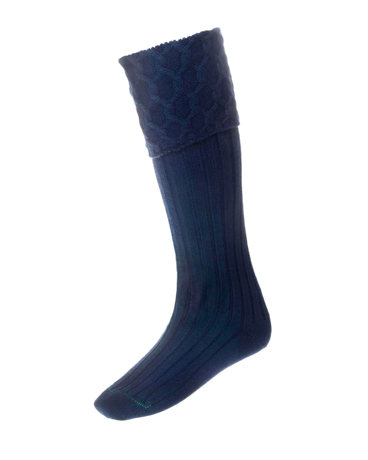 Men's Kilt Socks - Navy Blue