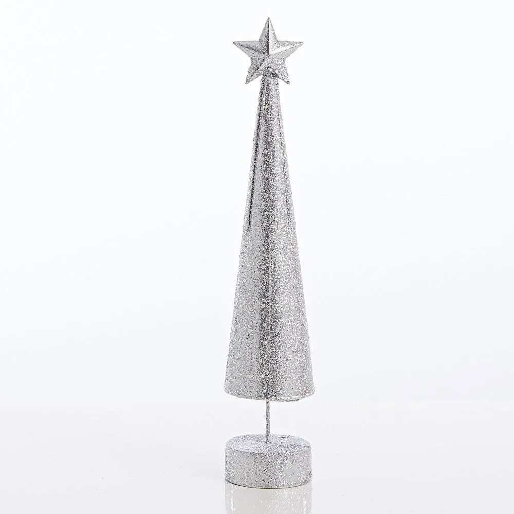 Metal Tree Silver/White