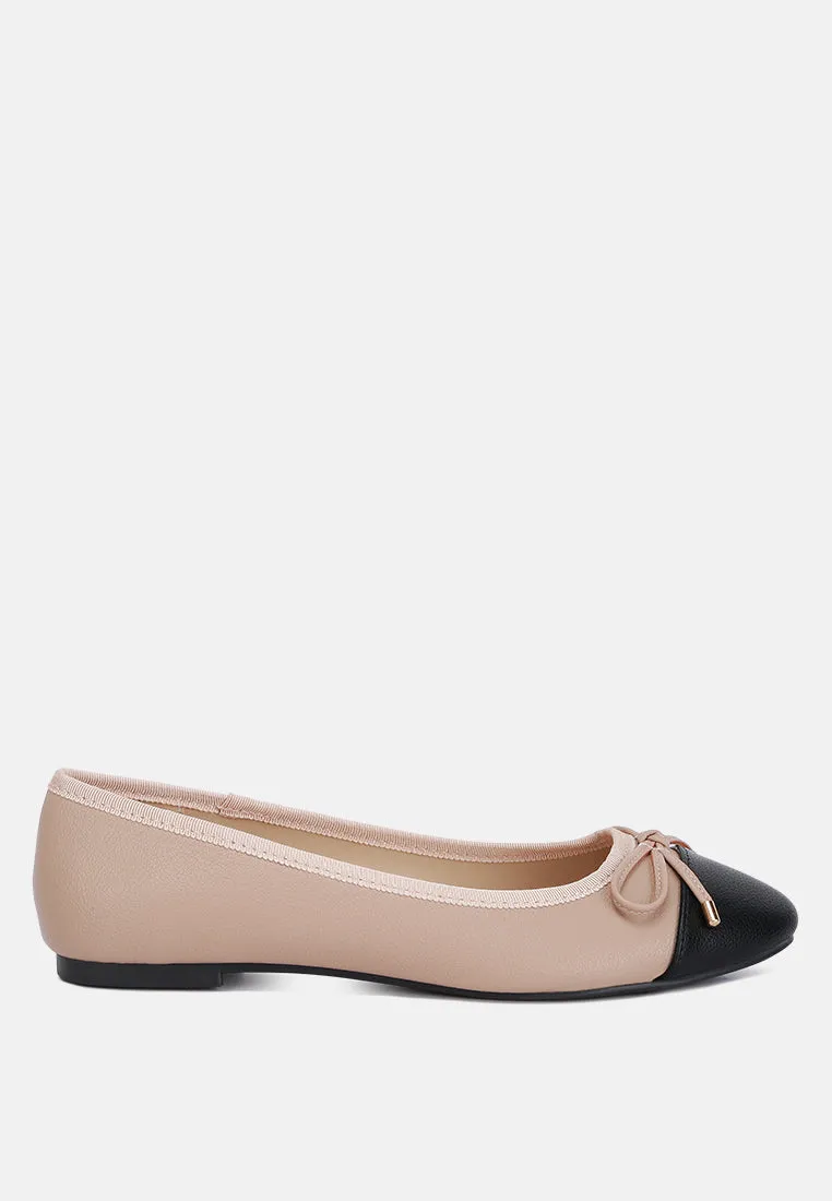 Minato Two Tone Ballet Flats