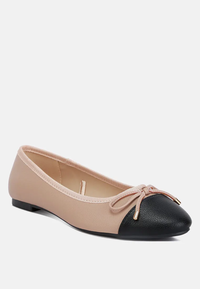 Minato Two Tone Ballet Flats