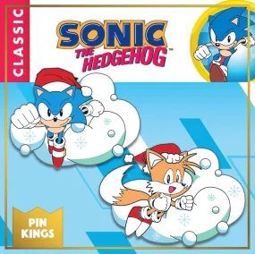 Official Sonic the Hedgehog Classic Winter Pin Badge Set 1.1