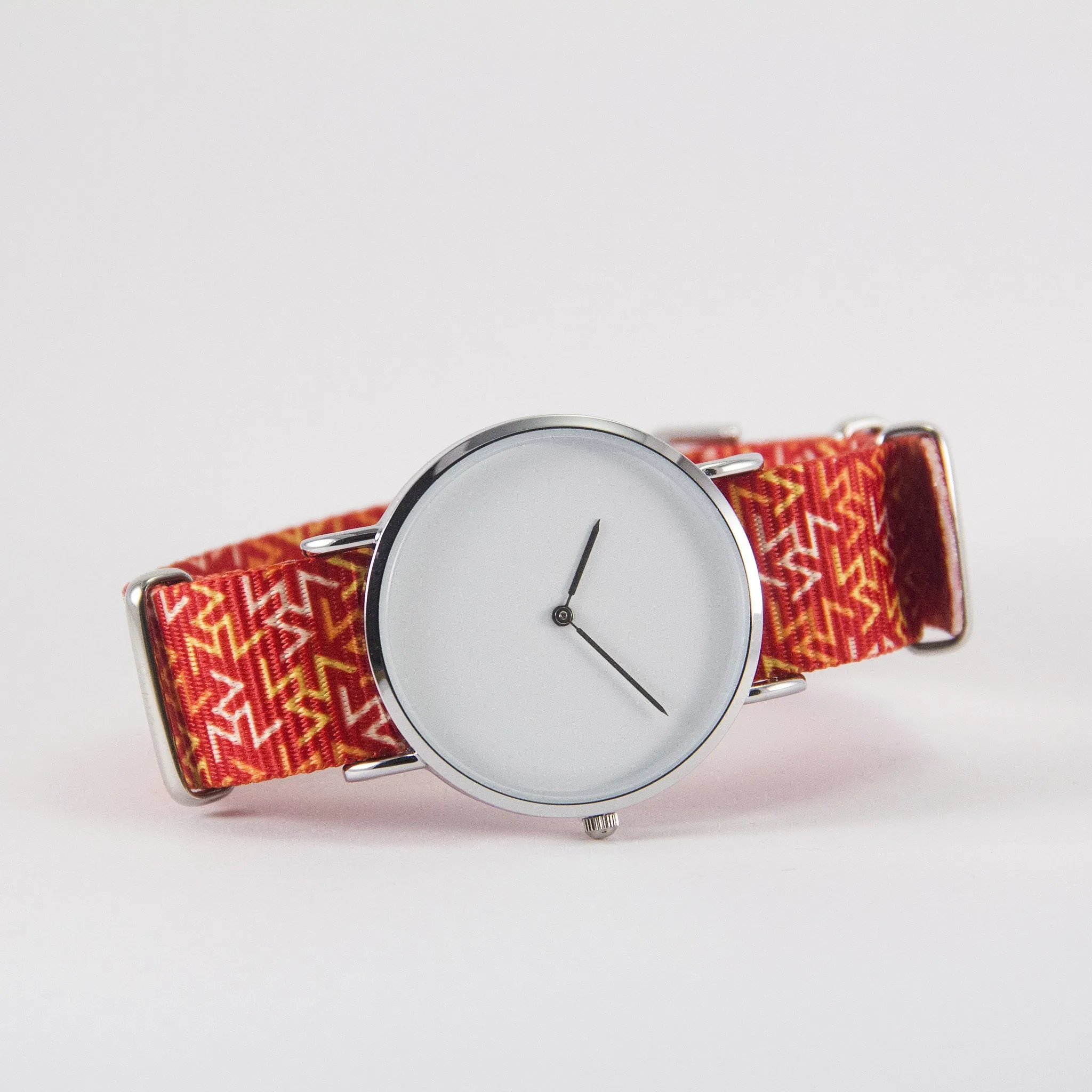 Orange Tangy Graphic Watch Strap