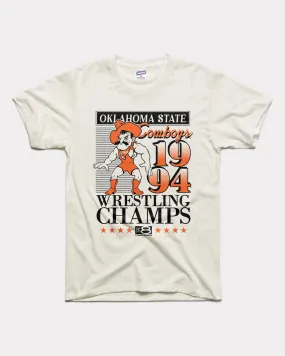 OSU Cowboys 1994 Wrestling Champs White T-Shirt