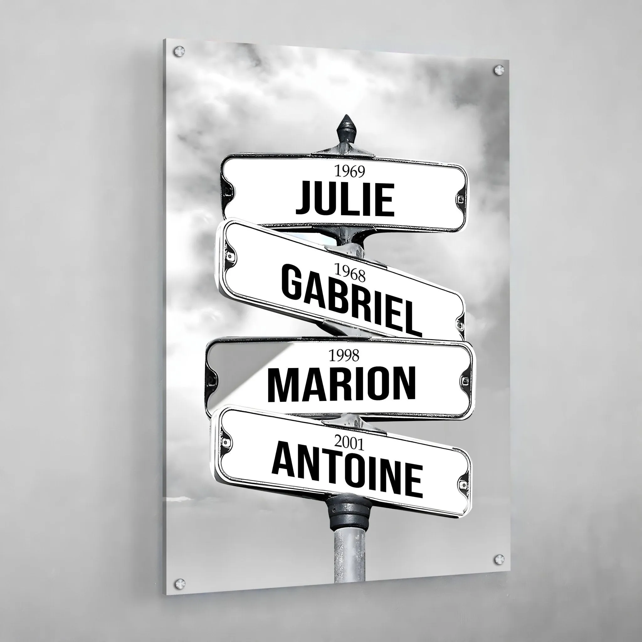 Personalized Street Sign Wall Art