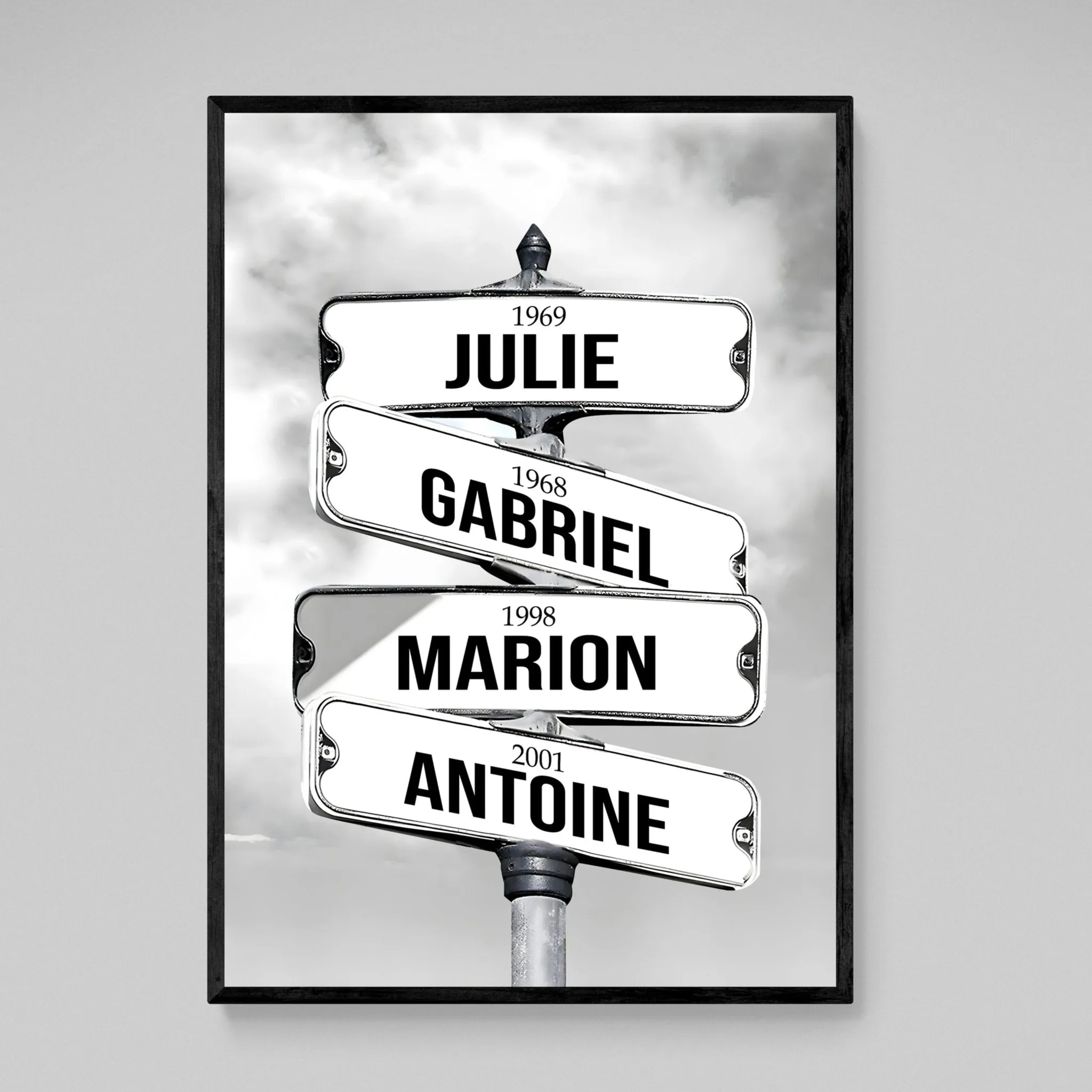 Personalized Street Sign Wall Art