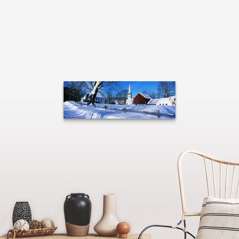 " Winter Peacham VT" Canvas Wall Art