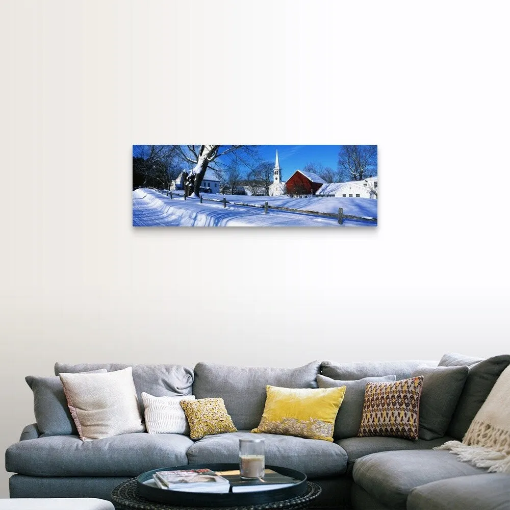 " Winter Peacham VT" Canvas Wall Art