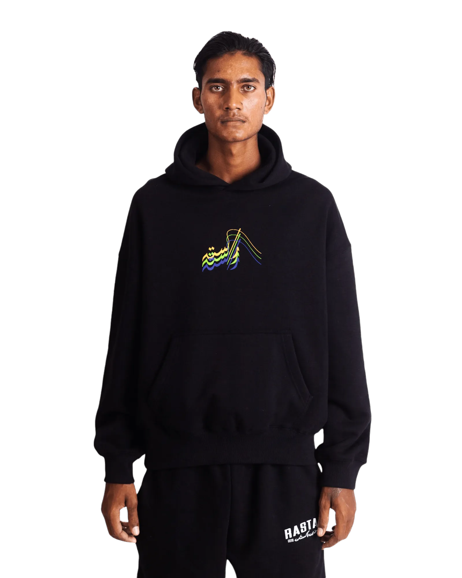 "NAZARIYA" BLACK HOODIE