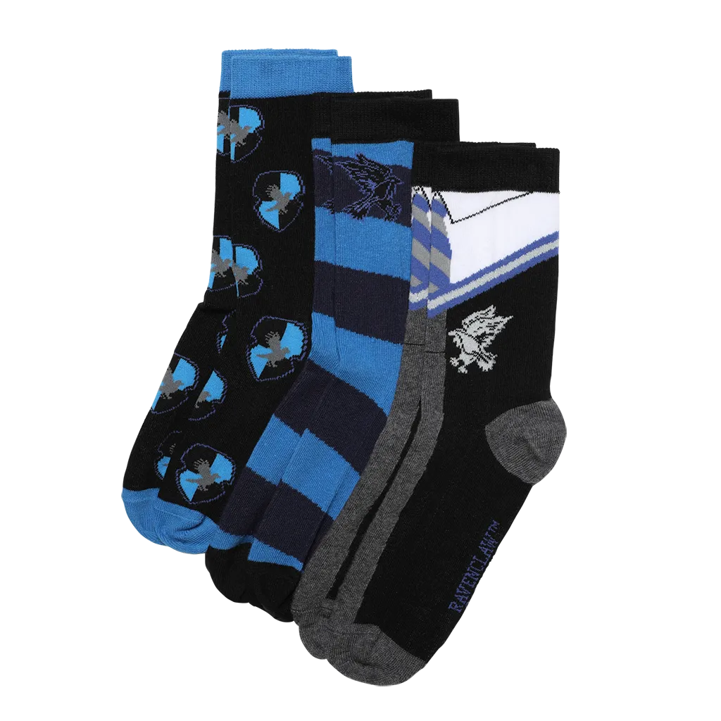 Ravenclaw House 3-Pack Socks