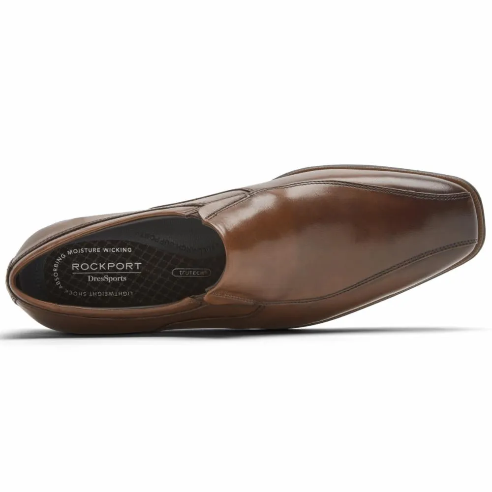 Rockport Men DRESSPORTS BUSINESS 2 SLIP ON COGNAC/ANTIQUE