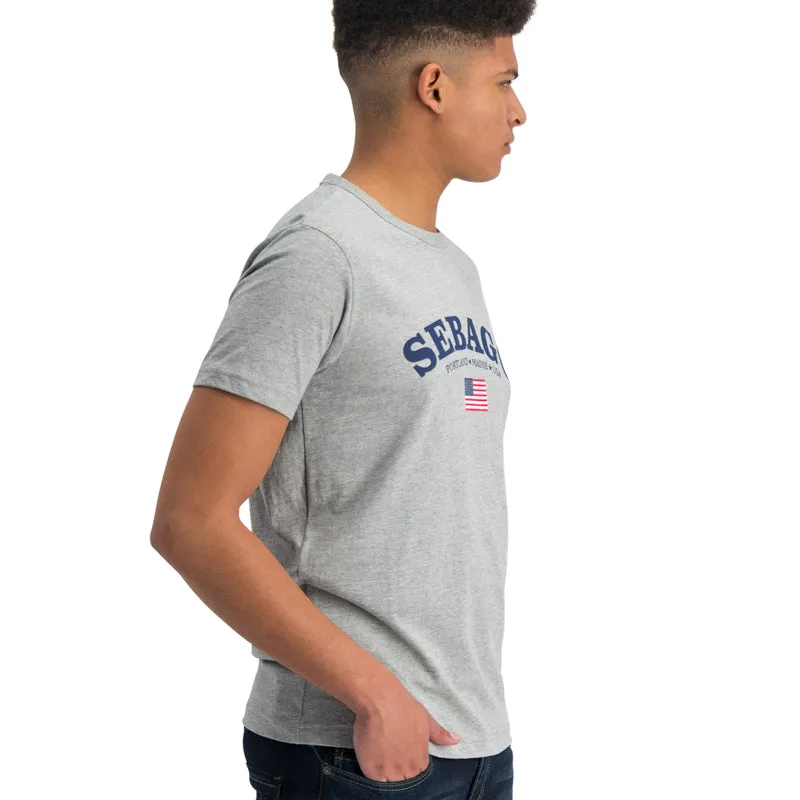 Sebago Rudder T-shirt Grey Mid Mel