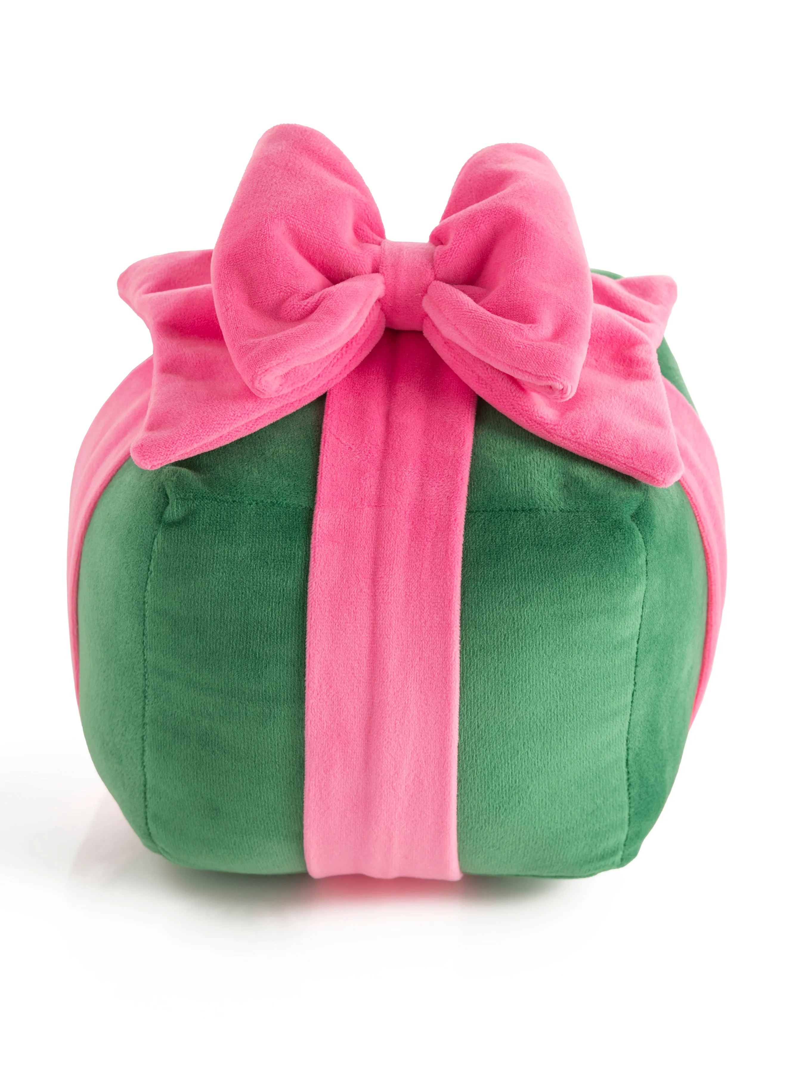 Shiraleah Gift Box Small Pillow, Green