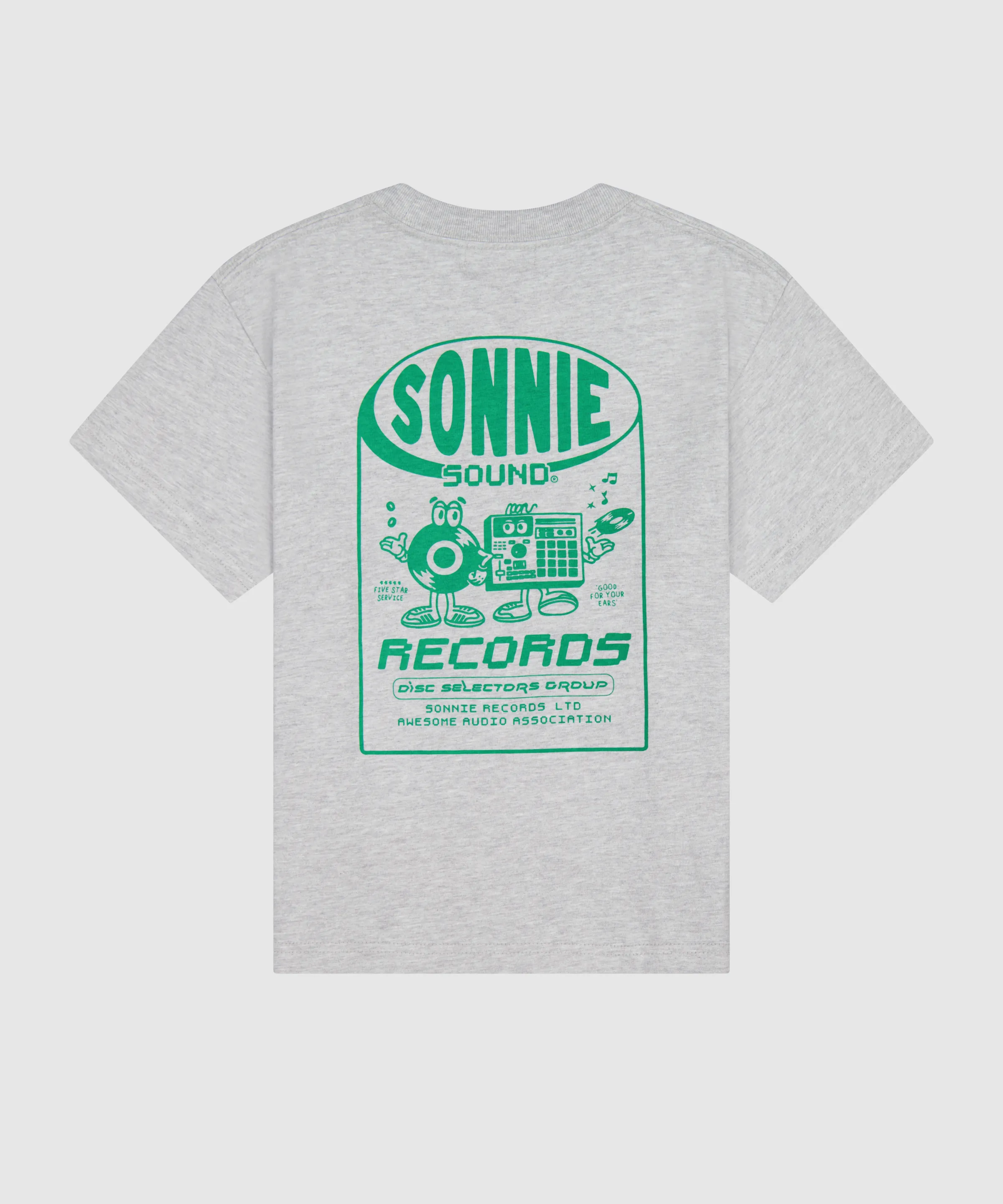 Sonnie Records Tee - Grey Marle