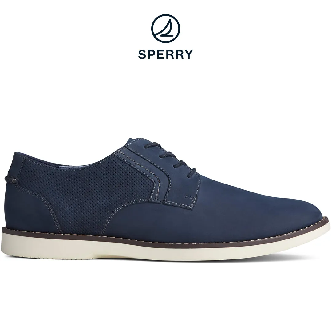 Sperry Men's Newman Oxford Nubuck Casuals Navy (STS22079)