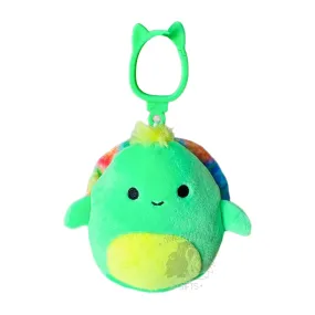 Squishmallow 3.5 Inch Lars the Neon Green Sea Turtle Plush Clip