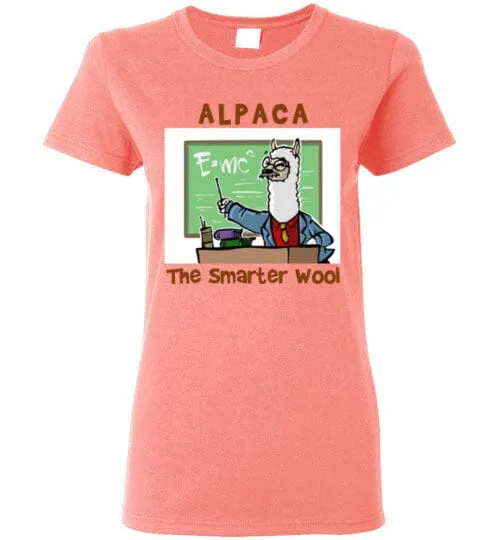 t-shirt: Alpaca The Smarter Wool Ladies Short-Sleeve