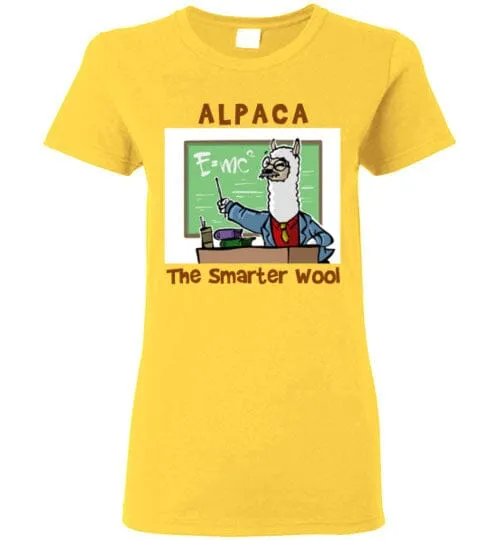 t-shirt: Alpaca The Smarter Wool Ladies Short-Sleeve