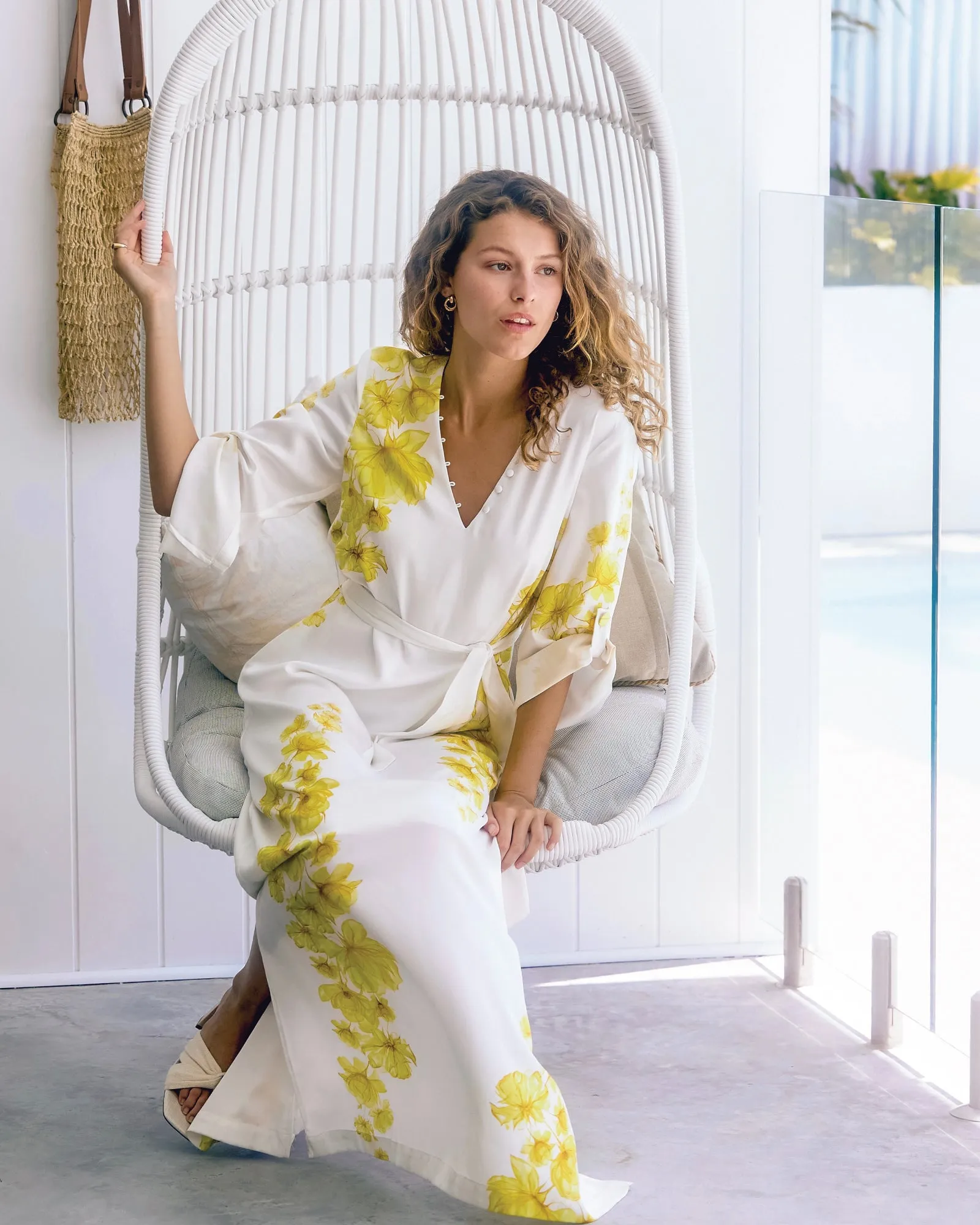 The Botanist Maxi Dress - Yellow Floral