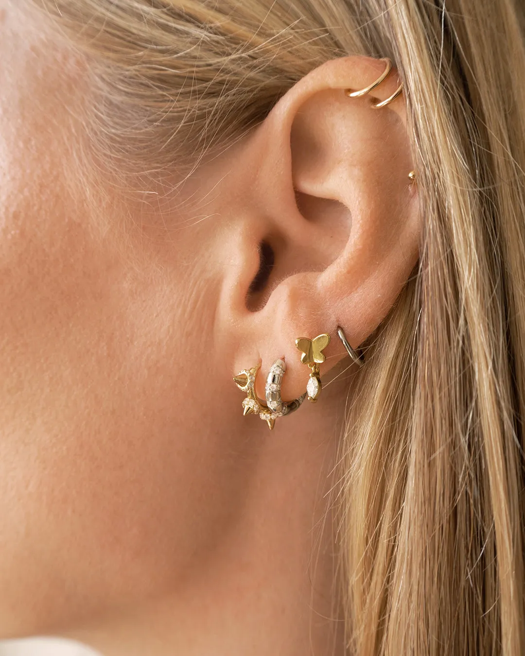 The Butterfly Dangle Studs