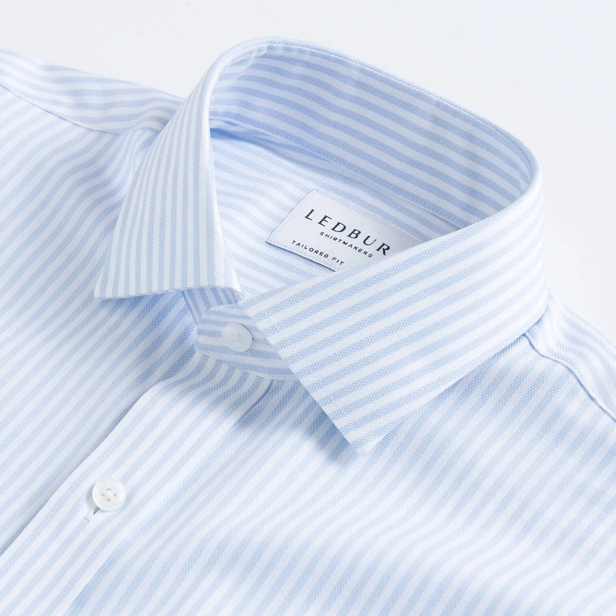 The Light Blue Banbury Stripe Dress Shirt