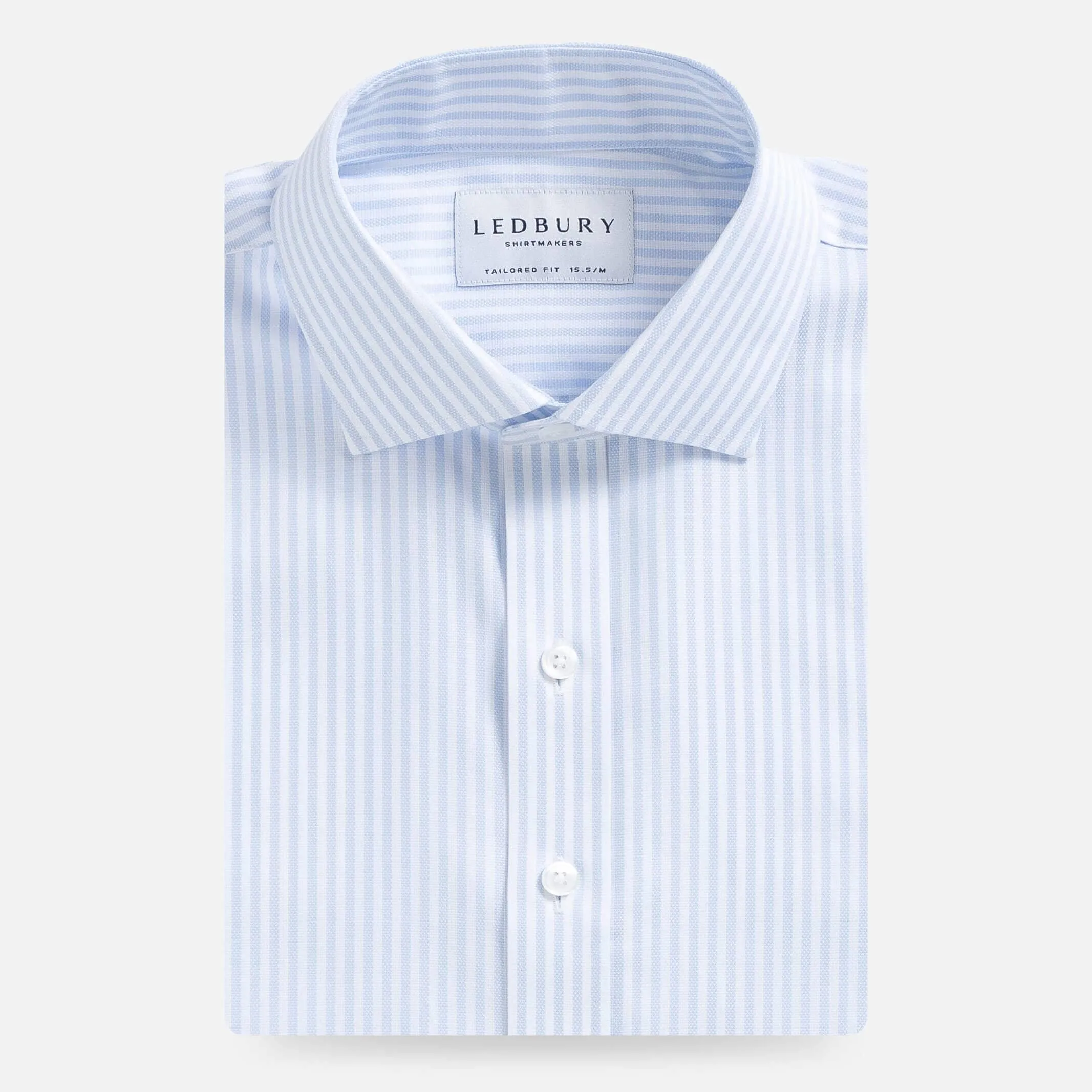 The Light Blue Banbury Stripe Dress Shirt