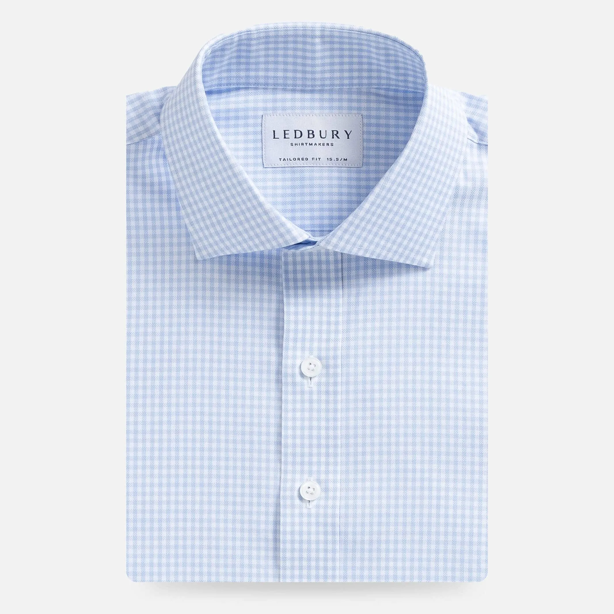 The Light Blue Geller Check Dress Shirt