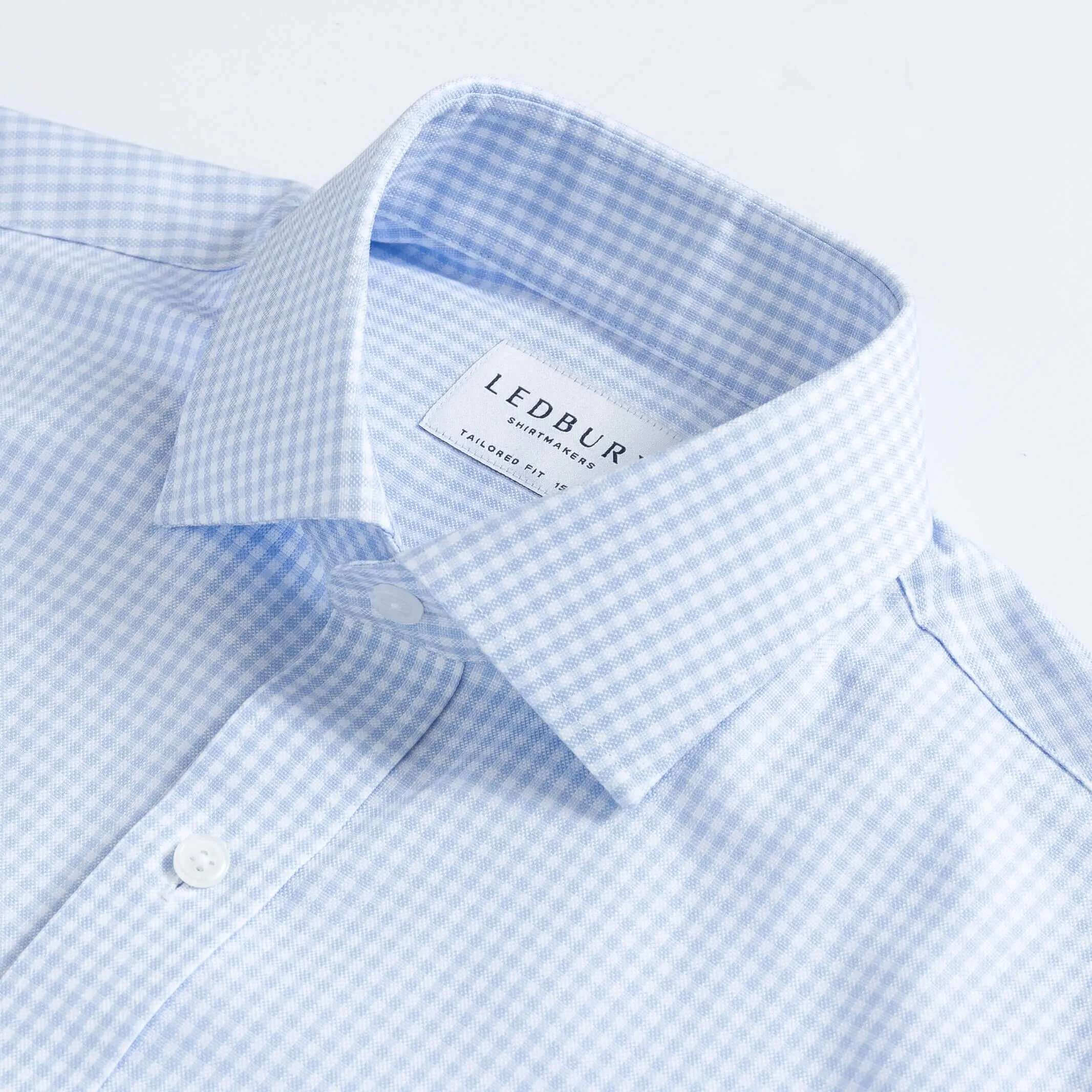 The Light Blue Geller Check Dress Shirt